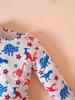 20223 herbst Winter Baby Langarm Body Neugeborenen Nette Dinosaurier Cartoon Body