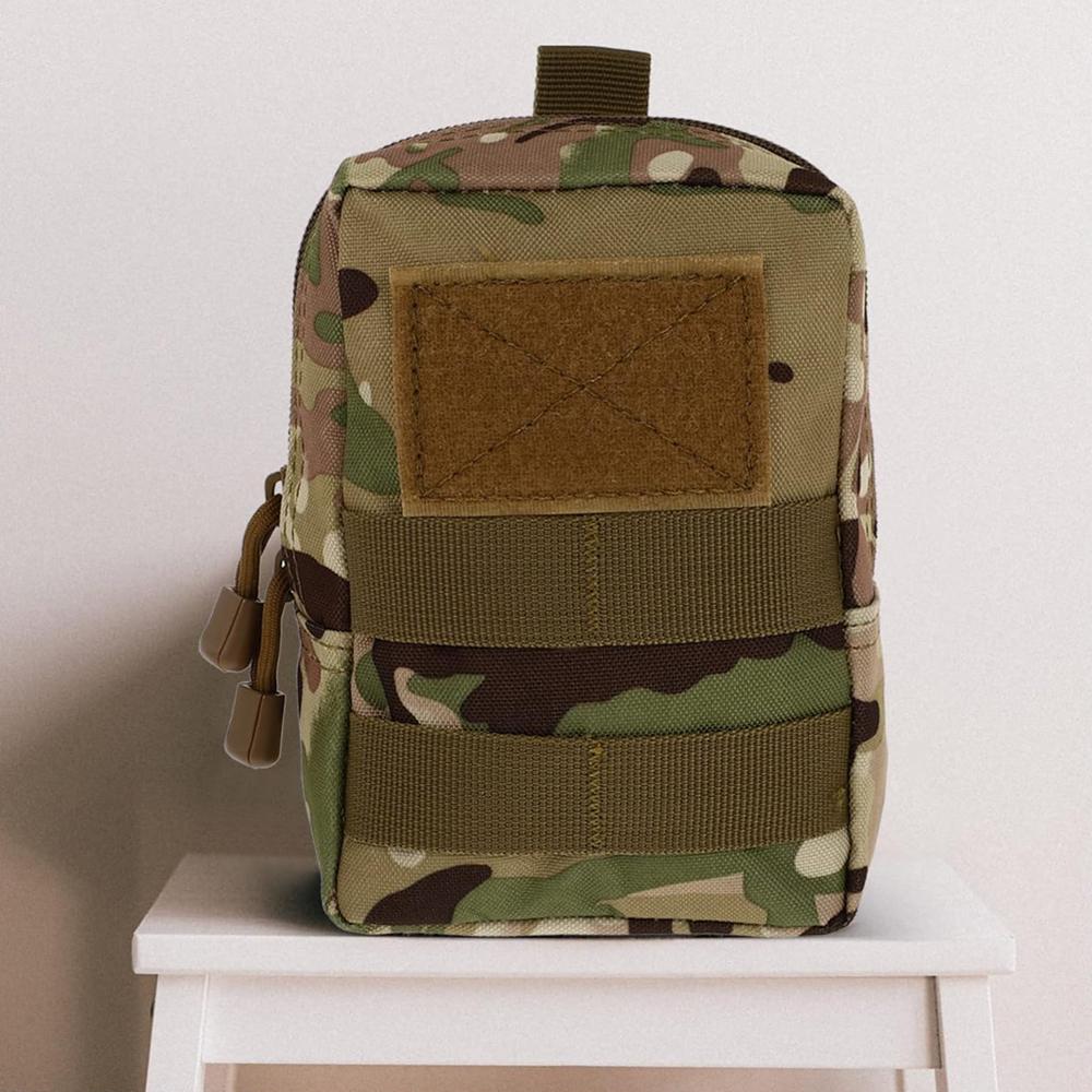 Tactical MOLLE Pouch Utility EDC Belt Waist Bag Military Vest Backpack Attachment Gear Heavy Duty Nylon Medical Gadget Organizer 1-Pack