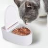 Toilet Vandskål til Kat, Toiletformet Kæledyrsvanddispenser til Kat Hund, Lille Sjov Skål til Hunde og Katte Hylende Morsom Tyngdekraft