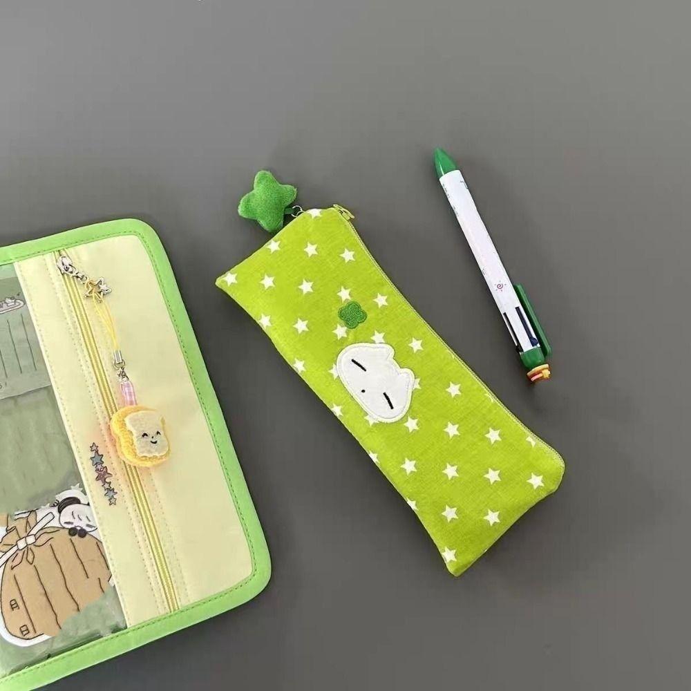 Mesh Multilayer Stationery Bag Star Pattern Pen Pouches Stars Pencil Case  School Supplies