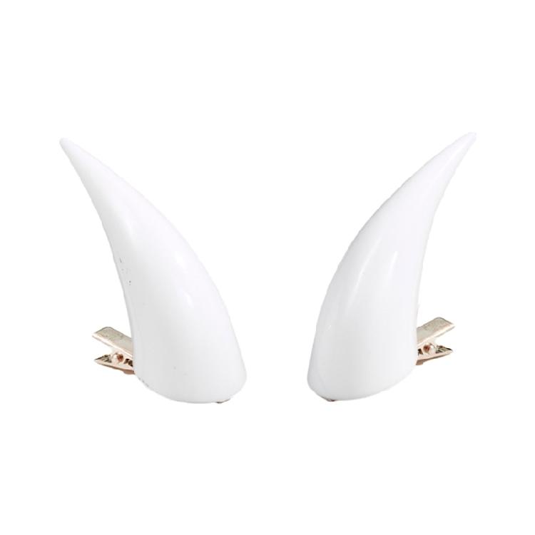 Halloween Devil Horn Hair Clip Party Dressing Up Hair Pin Costume Horn Props