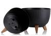 Donica Rosa Linea Eco Czarna 24Xh15 Cm