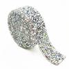 1 Yard Garment Accessories Multicolor Sewing Ribbon DIY Hot Fix Strass 1.5cm Rhinestones Appliques Tape Trim
