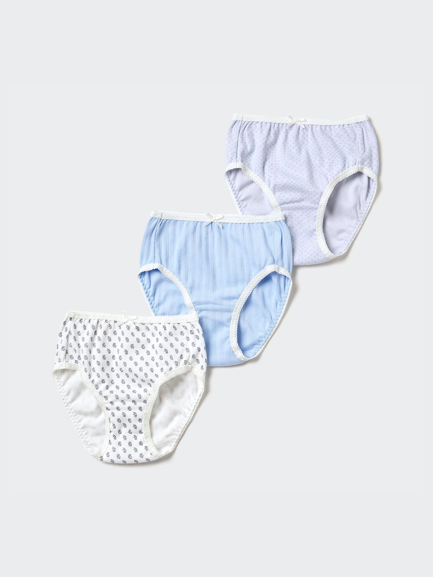 

Uniqlo Японские хлопковые шорты для девочек, 3 шт. в упаковке 60 LIGHT BLUE/100