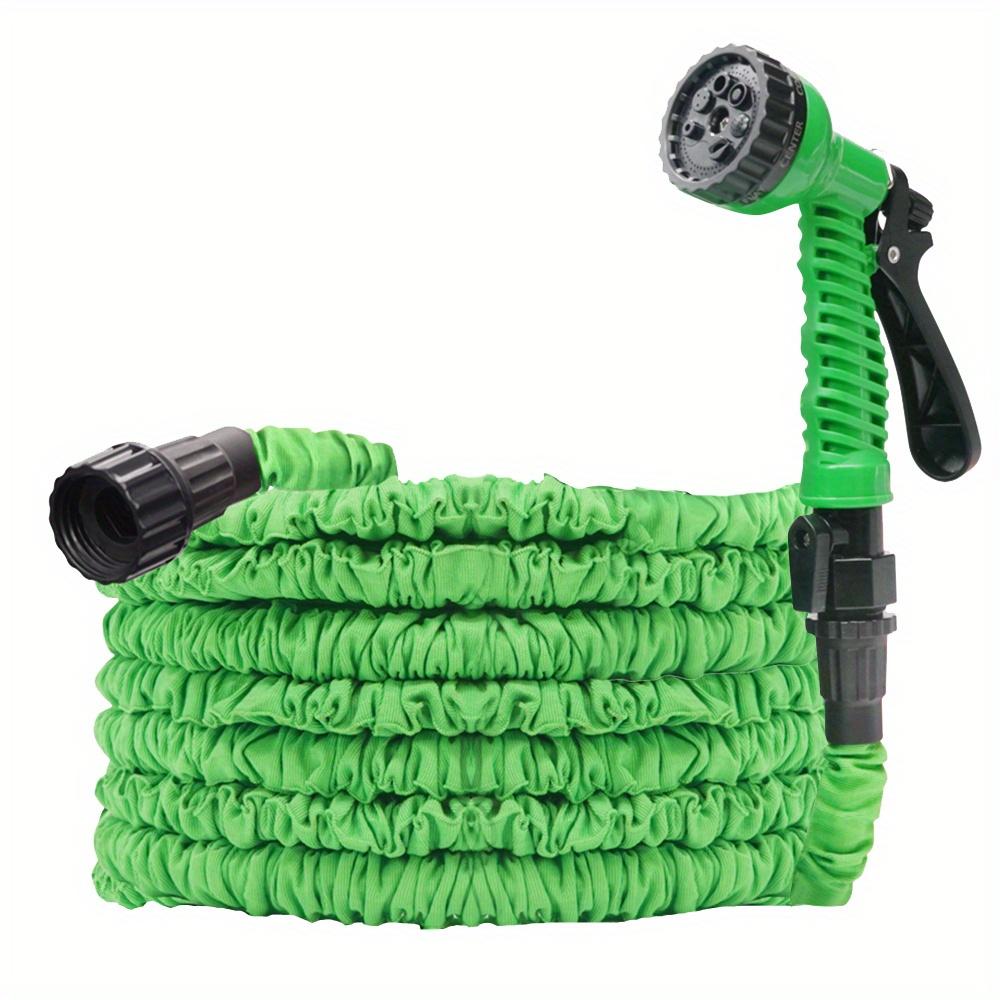 Wąż samochodowy ogrodowy Elastyczny wąż wodny z podwójnym rdzeniem lateksowym i dyszą myjni samochodowej 25 stóp/50 stóp/75 stóp/100 stóp *Złącza montażowe 3/4"
