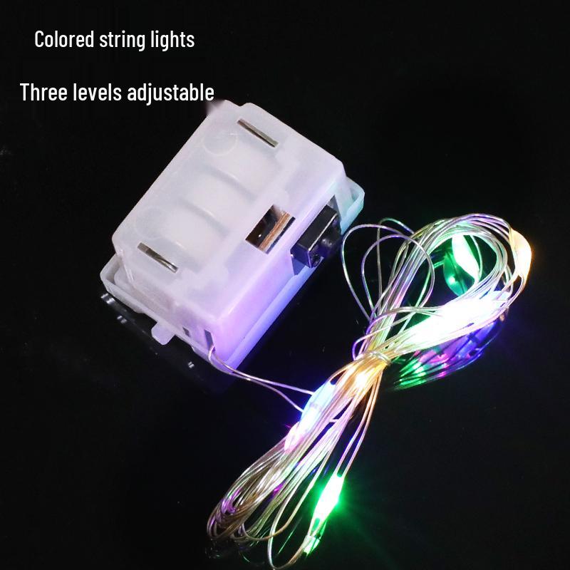 Angel Wing Feather String Lights Cake Topper Ornaments