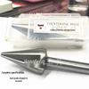 Hongfeng 30° Three-Flute High-Speed Steel Chamfering Cutter, Single-Sided 15° Trimming and Hole Enlarging Tool with Straight Shank