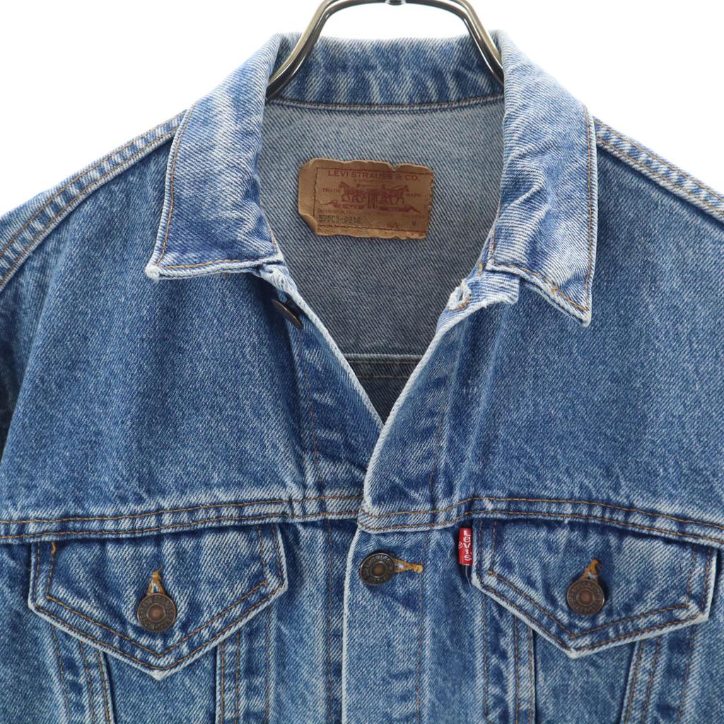 Levi's 80s 57508-0218 Old USA Made 4th Type Denim Jacket Kid's Used