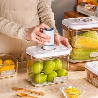 Vakuum-Lebensmittelaufbewahrungsbox Frischhaltebehälter Versiegelbarer Lagerbehälter Große Kapazität Lebensmittelspender Küchenaufbewahrungsbox