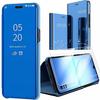 Protective Case - BOOLING - Samsung Galaxy A17 4G/5G - Shockproof Mirror Effect Blue - 2 Glass Protectors