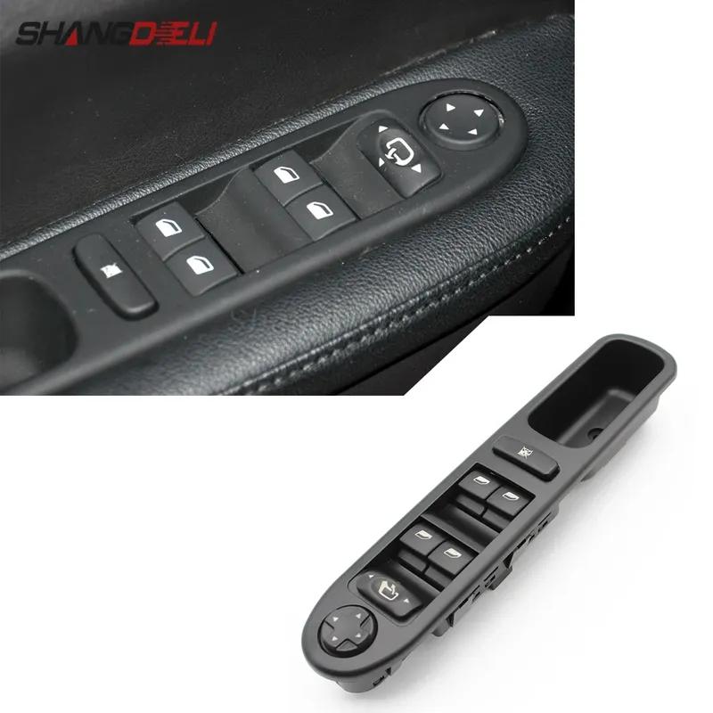 Power Window Control Switch Window Lifter Switch Rearview Mirror Button For Peugeot 207 2006-2013 2014 2015 2016
