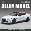 1/24 Scale BMW M4 Sport Alloy Car Model Simulation Diecast Toy Vehicle Collection Home Decor Children Boy Birthday Gift Toy Car