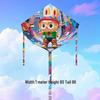 2026 Easy-Fly 1 Meter Diamond Rainbow Kite: Perfect for Beginners, Hot Selling