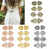 4 Pieces Vintage Sweater Clips Cardigan Clip Shawl Clips Retro Cloak Sweater Clips Antique Swirl Collar Clip Clasps