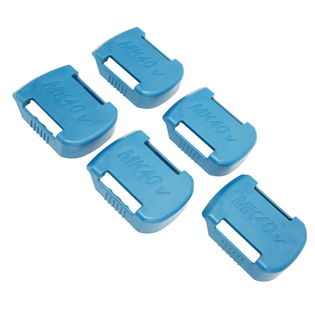 5Pcs Battery Holder Portable Power Tool Battery Storage Rack with Countersunk Screw Holes for 40V