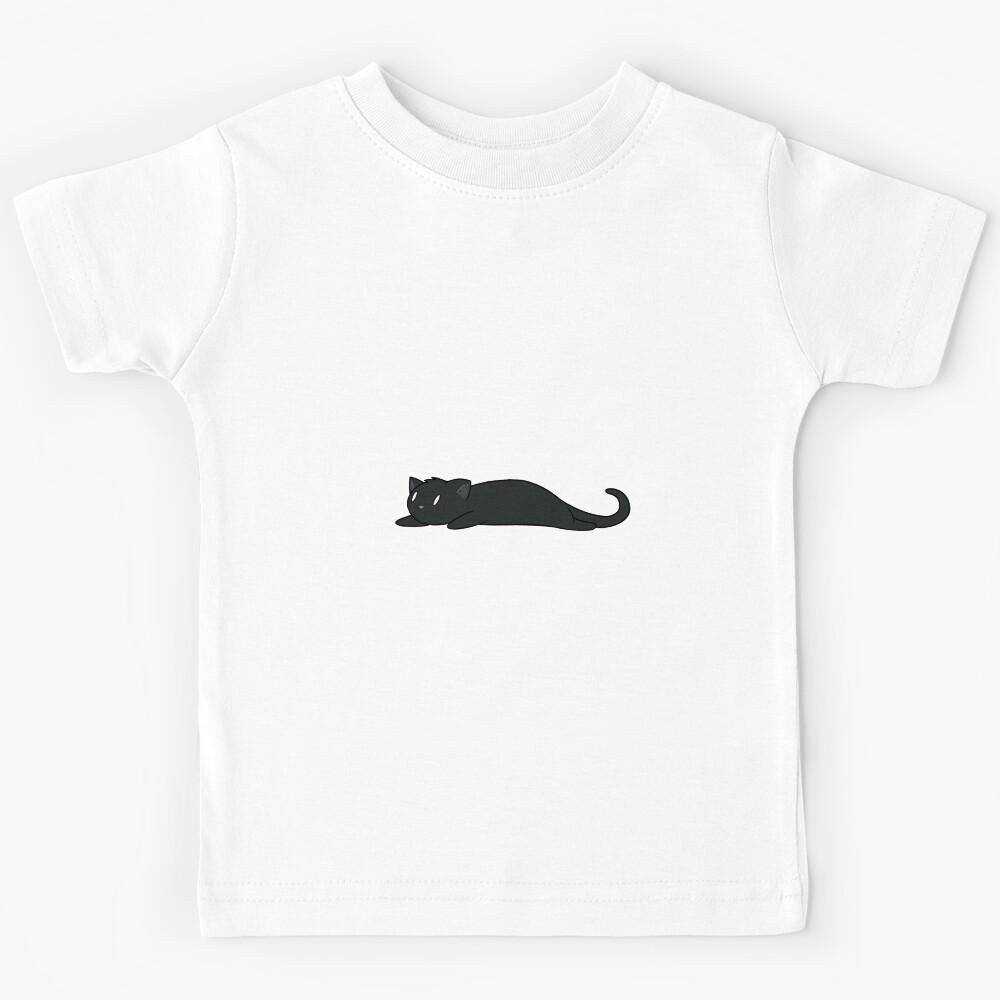 Black Kitty Kids T-Shirt 100