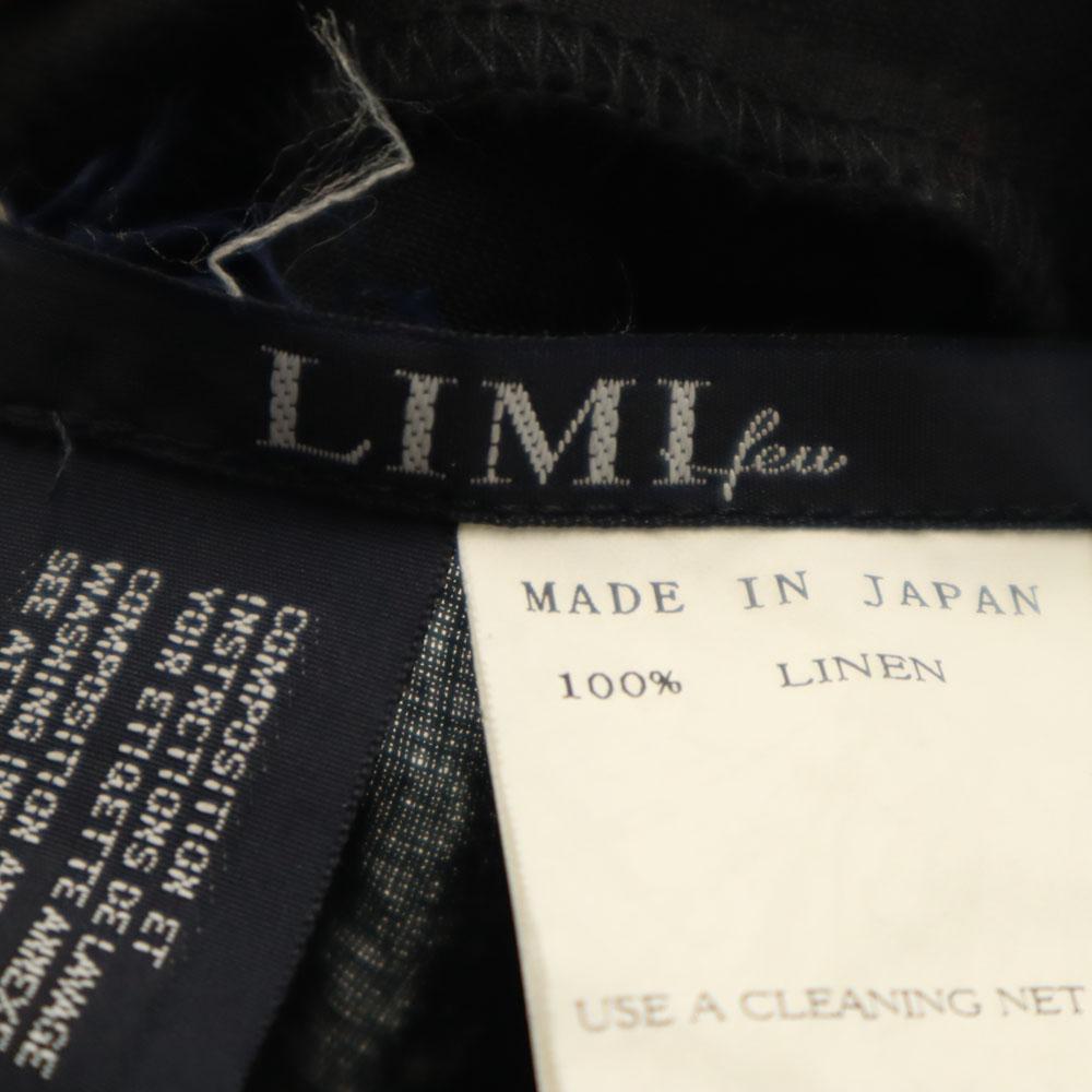 LIMI Feu Linen Long Sleeve Kashcourt Cardigan S Black Women Used