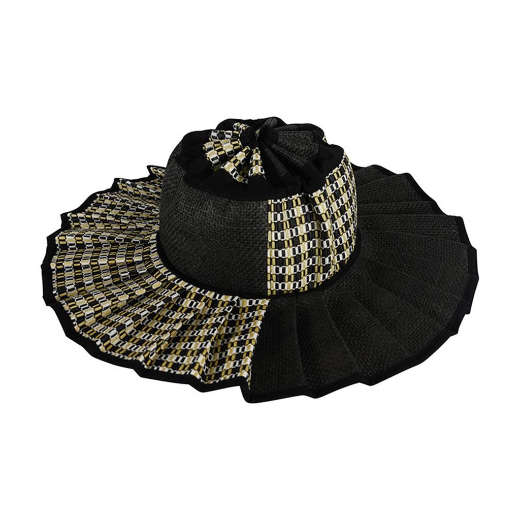Ladies' Fashionable Foldable Sunscreen Casual Versatile Pleated Hat