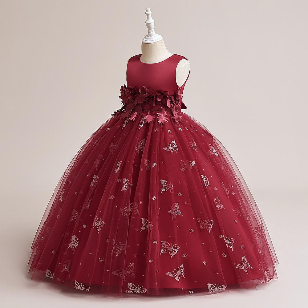 Neue Jahr Rot Kostüm Mädchen Kleid Weihnachten Prinzessin Kleid Hochzeit Party Kleider Pailletten Vestido Kinder Kleid Für Teenager Mädchen