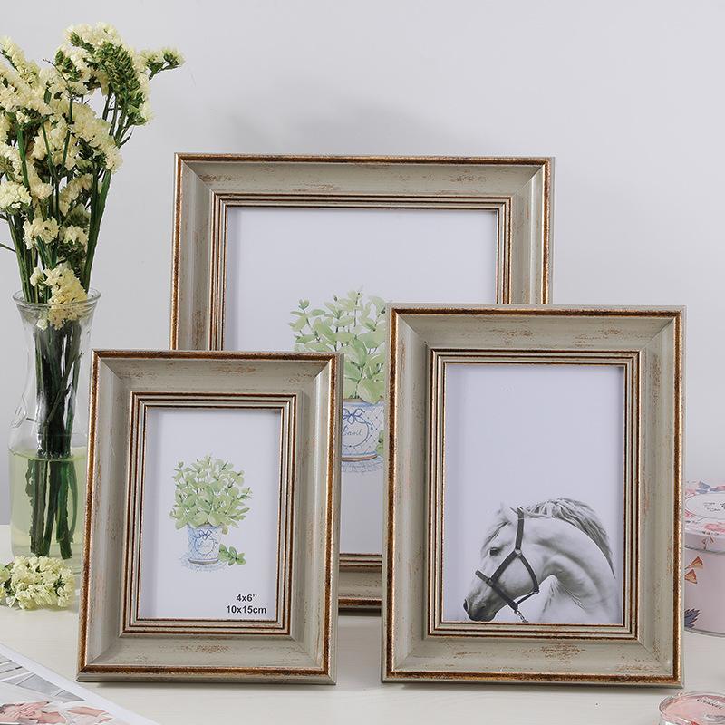 European and American Retro Photo Frame Photo Display Platform Wedding Couple Pictures Frames Creative Gift Home Decor