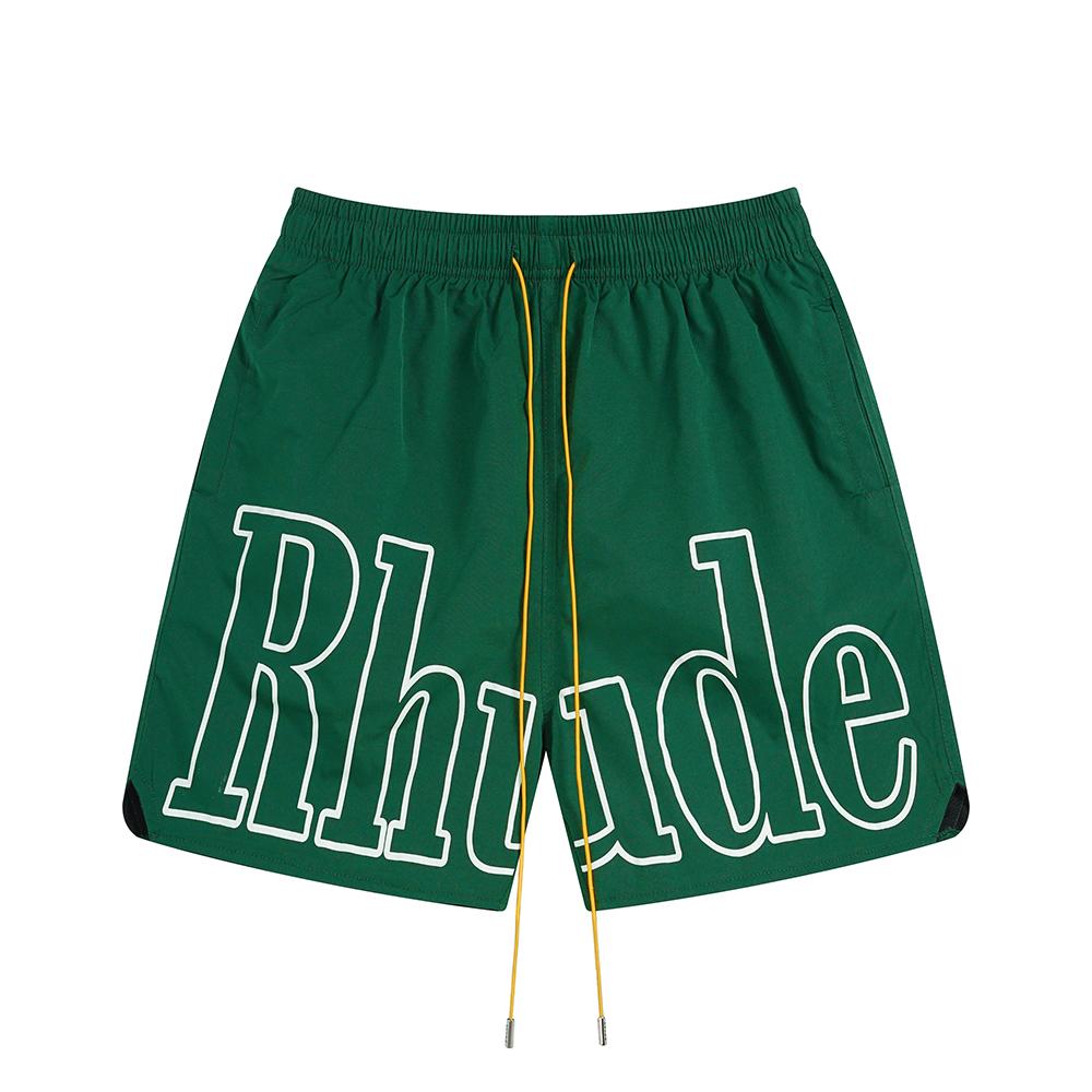 Herren Casual Shorts mit Logo-Print, Elastischer Bund mit Kordelzug, Nylonshorts, Sommer Streetwear Strand Badehose