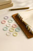 20 Stücke 15mm Loseblattbinder Ringe Öffnung Notebook Refill Schlüsselanhänger Ring DIY Fotoalbum Kreis Klemmen Büro Budget Binder
