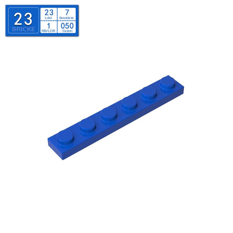 BRICKE 1x6 Thin Plate for Lego 3666 Compatibility – Loose MOC Building Blocks