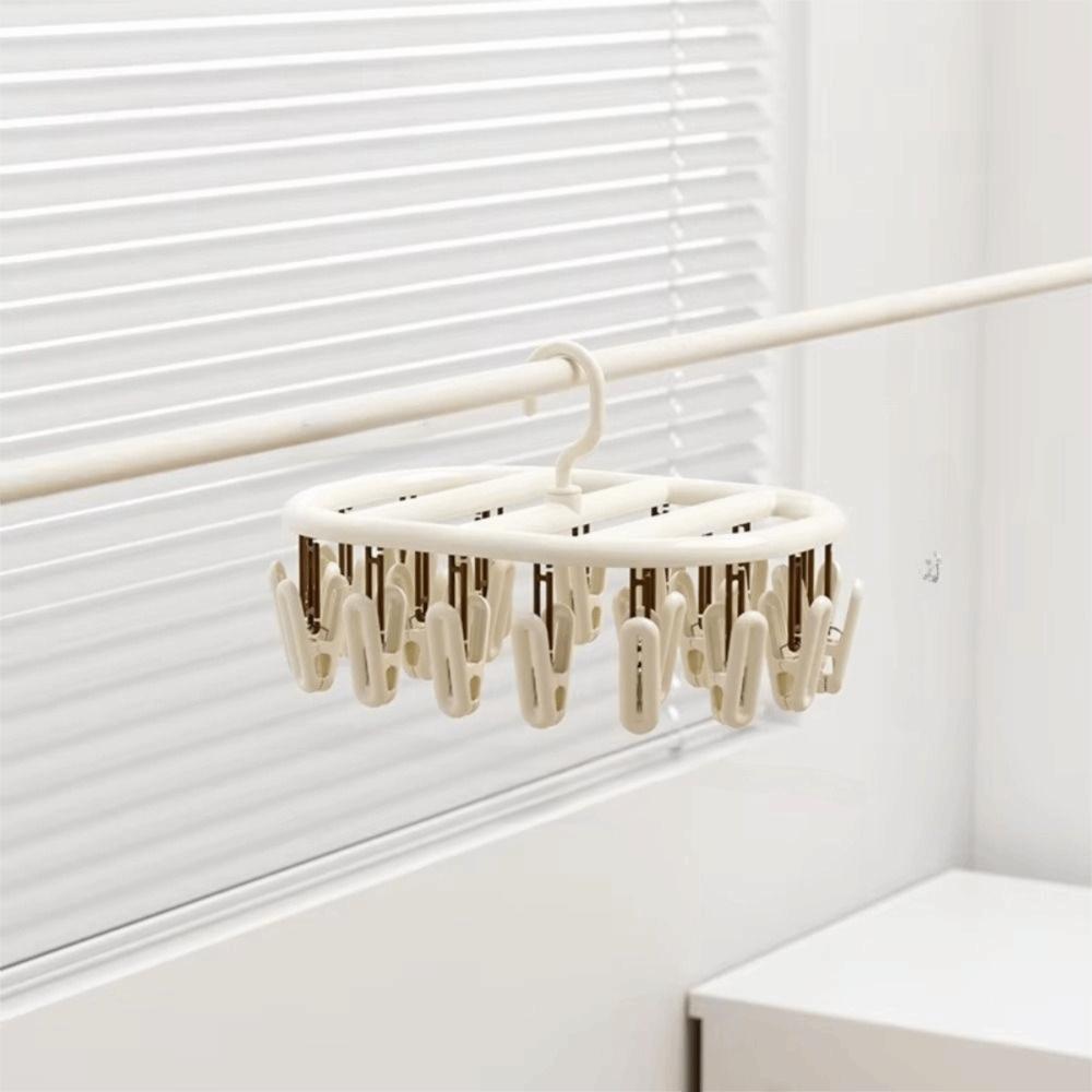 360° Rotatable Sock Drying Rack Thickened Design Socks Organizer Holder  Clothing