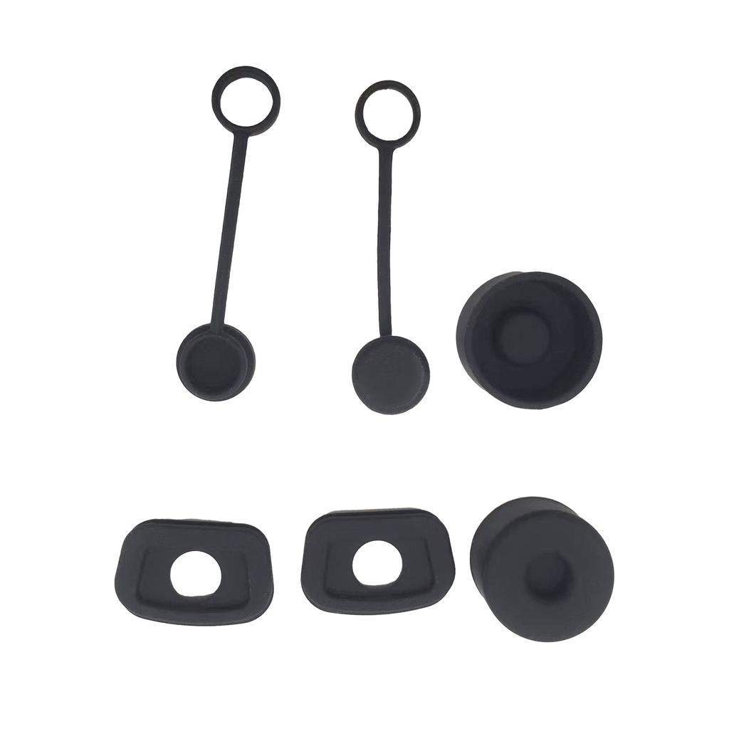 6pcs Silicone Spill Stopper For 30oz/40oz Tumblers Universal Anti-Splash Straw Cover For Tumblers Straw