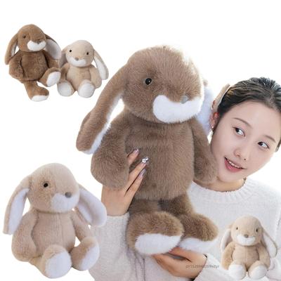 Kawaii 33-53CM Langohr-Kaninchen Plüschtier Stofftier Spielzeug Hasenpuppe Babys Schlafgefährte Plüschpuppe Kindergeschenk
