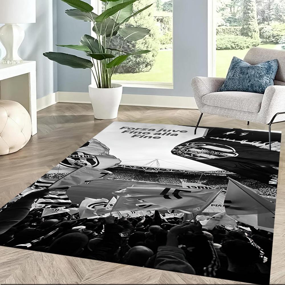 Juventus Floor Mat Suitable For Balcony Study Room Playrooms Living Rooms Antislip Rug Decorate Offices Wedding Party Gift