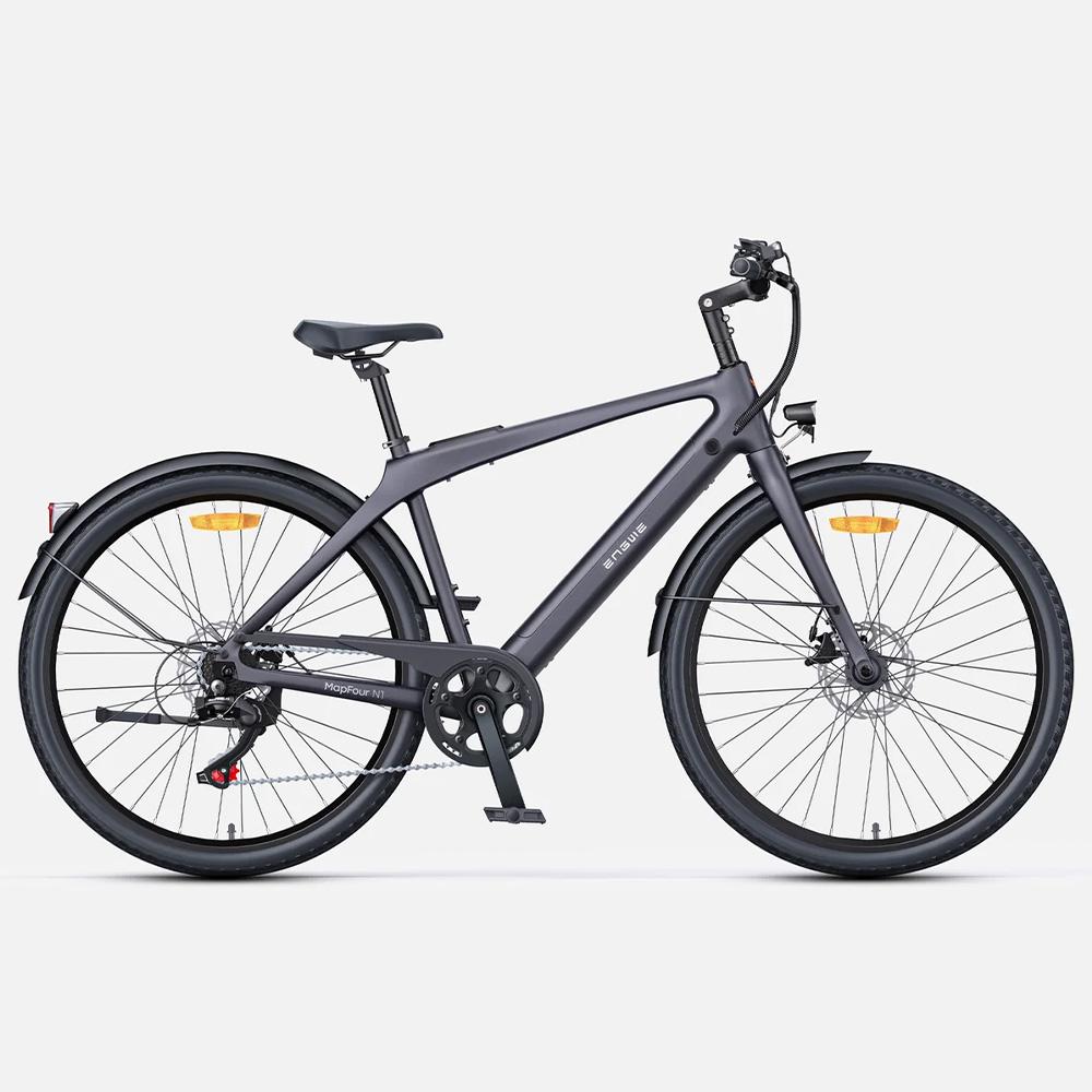Electric Bicycle Engwe 27.5" 250W Motor Dual Brake 7 Speed 36V 10AH City Ebike Top Speed 25Km/h Max Load 120Kg N1 Air
