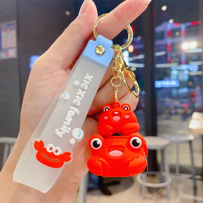 Cute Creative Children's Toys Exquisite Pull Back Car Keychain Bag Pendant