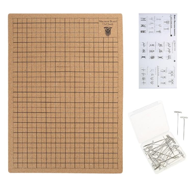 Portable Weaving Board Set Craft Mat with Instructions Reusable Braiding Board