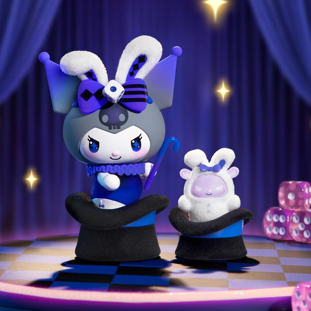 TOP TOY Sanrio Kuromi Magische Lehrling Serie [1 Stück] Gachapon Blind Box Figur Weichvinyl PVC Premium Spielzeug Geburtstagsgeschenk Kuromi Charakter