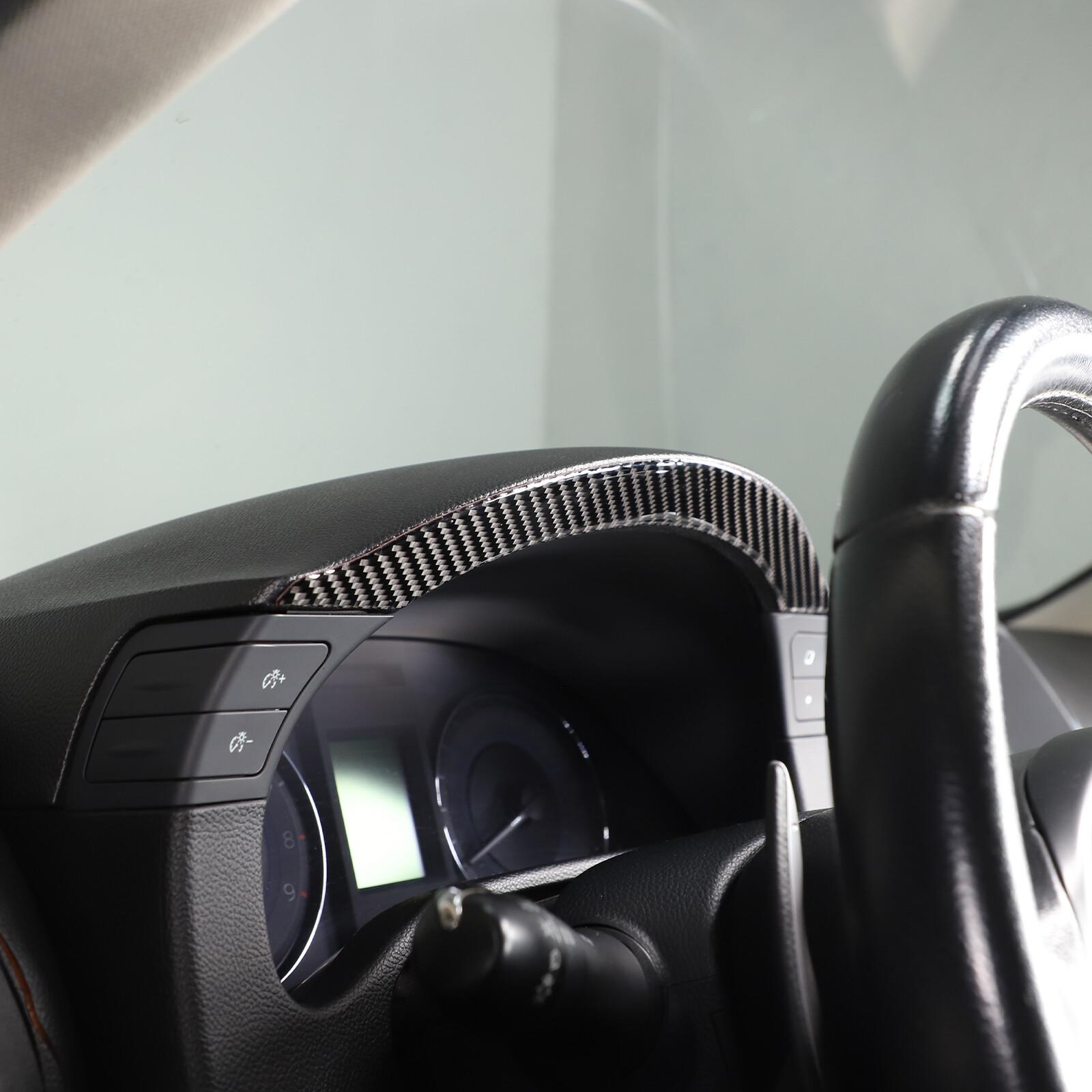 Carbon Fiber Dashboard trument Upper Trim Sticker For Infiniti G37 2007-13