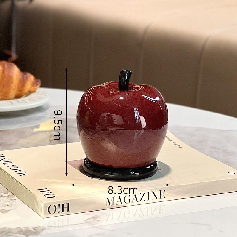 Apple Pear Shaped Toothpick Holder Dustproof Storage Jar Creative Decorative Container For Home Restaurant Tabletop Ornament