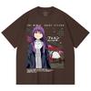 230 g/m² 100% Baumwolle Frieren V2 Nachahmung Brustangriff Druck Unisex Schweres Baumwoll-T-Shirt