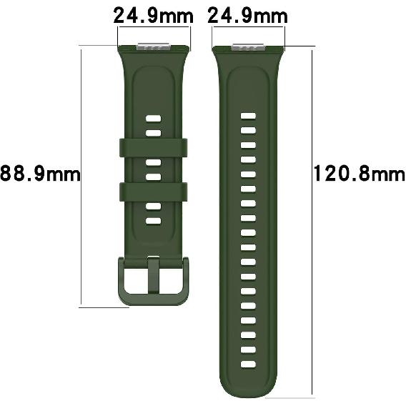 FitTurn Compatible with HUAWEI Watch FIT 2 Bands Replacement Silicone Waterproof Adjustable Sport Colorful Rubber Adjustable Sport Bands Accessories