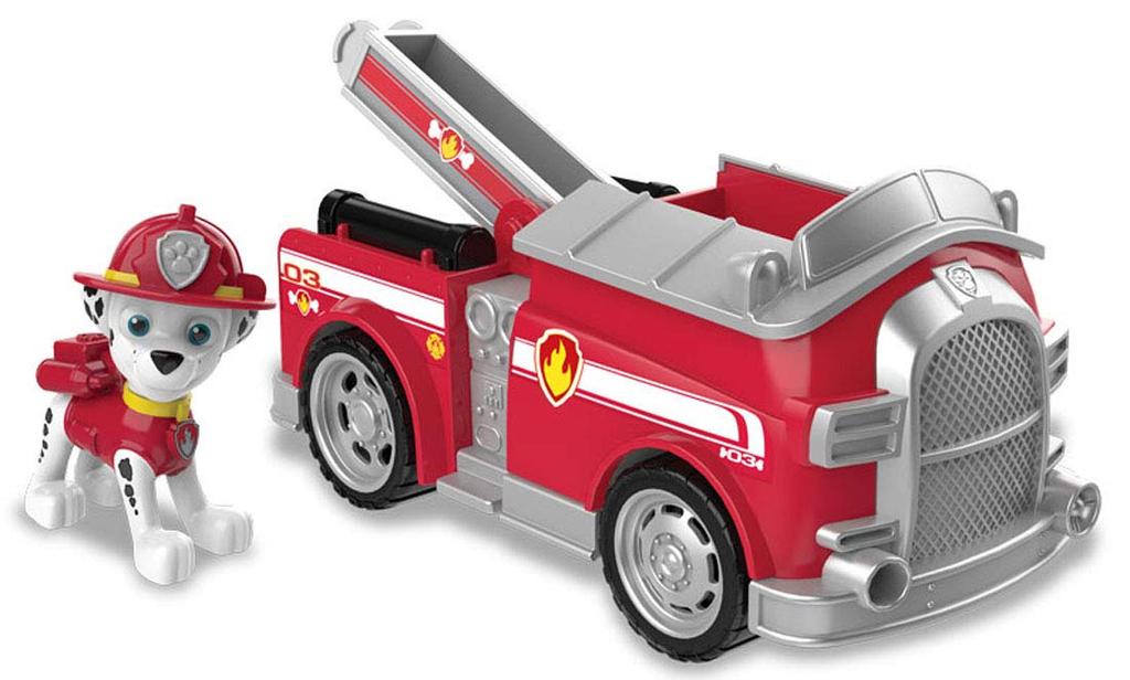 TAKARA TOMY Paw Patrol Basic Vehicle (with figure) Marshall Fire Truck unisex