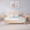 VidaXL Bedside Tables 2 Pcs 79.5x38x65.5 Cm Solid Pine Wood 814540
