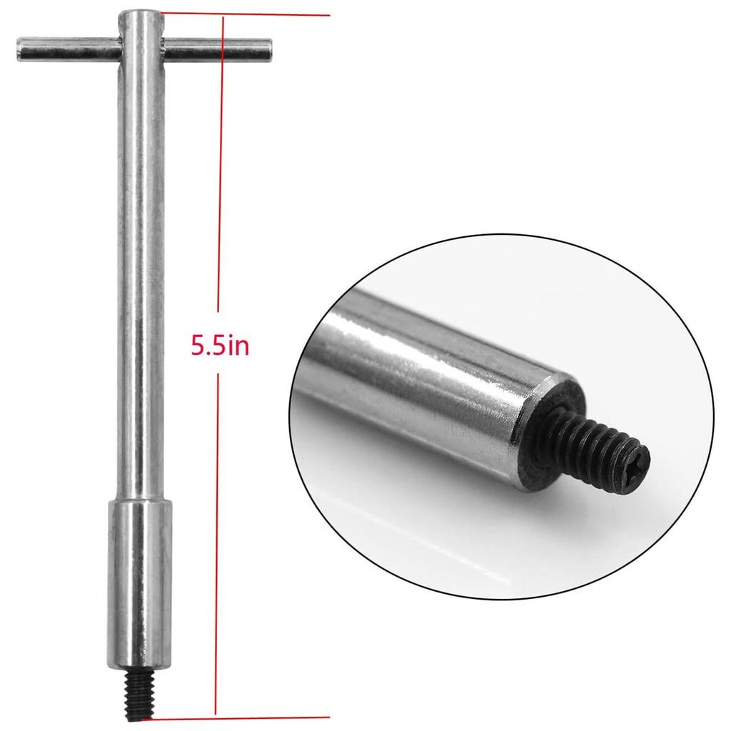 16Pcs Bolts Tabs Tall T-Bar Valve Cover Hold Down Kit T-Bar Valve Cover Center Bolts Set for SB 265 283 302 305 307 327 350 400