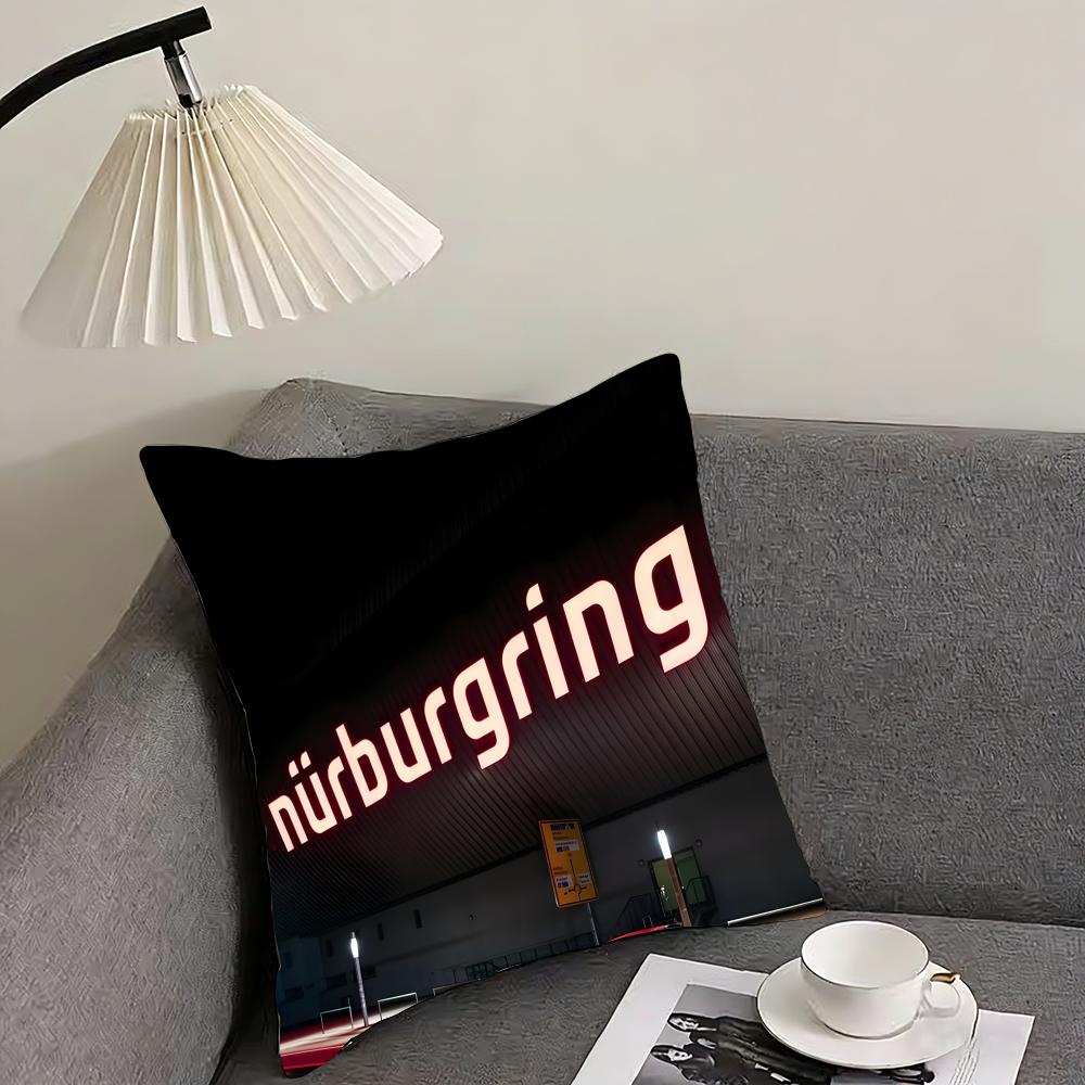 

Nurburgring Circuit Fashion Cushion Cover Pillowcase Ultra Soft Skin Friendly Fabric Cloud Like Comfort Concealed Zipper 30x30cm