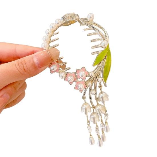 

Леди хвост коготь блестящий искусственный жемчуг со стразами длинная кисточка цветок с несколькими зубцами украшение для волос из нержавеющей стали легкая машинка для стрижки свадебных волос E