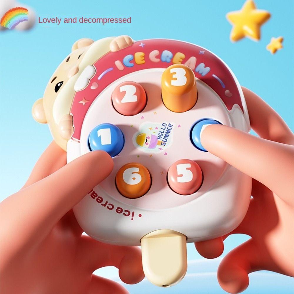 Relaxation Happy Groundhog Children's Toy Educational Whack Mole Game Fast Push Game Toy  Girls