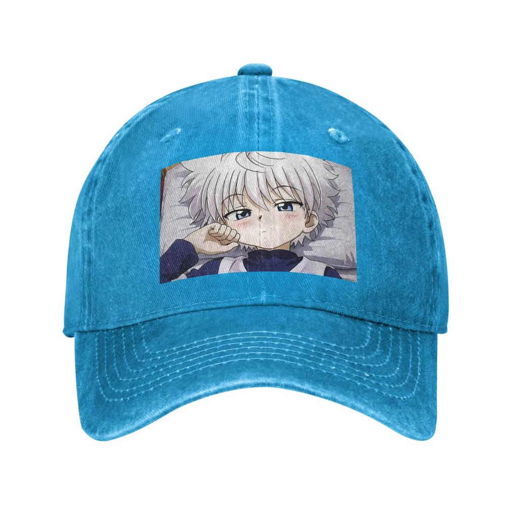 Anime Hunter X Hunter Denim Cap Casual Baseball Caps Adjustable Hat Summer Unisex Baseball Hats