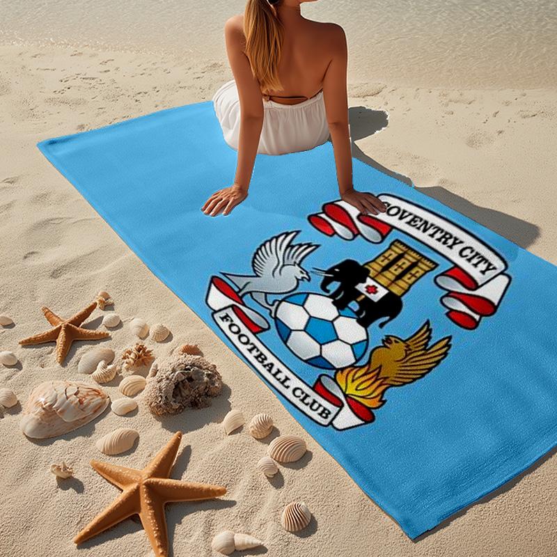 Asciugamano da Spiaggia con Stemma di Vasco Da Gama, Asciugatura Rapida, Facile da Curare, Utilizzabile Sia per il Fitness che per le Vacanze al Mare, Essenziale Sportivo Regalo per Fan