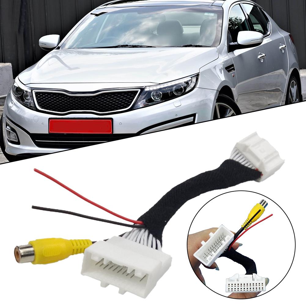 For RCA-Compatible 24 Pin Adapter For Connecting Reverse Cameras To For Hyundai And For Kia OEM Radio Assemblies Radio Accessories 4