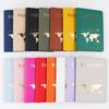 New Travel Passport Covers Women Men Passport Cover Passport Holder ID Card Holder Flight Ticket Clip Travel Accessories