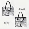 Cracked Pattern Tote Bag Large Capacity Daily Portable Fashion Casual Shopping Handbag
